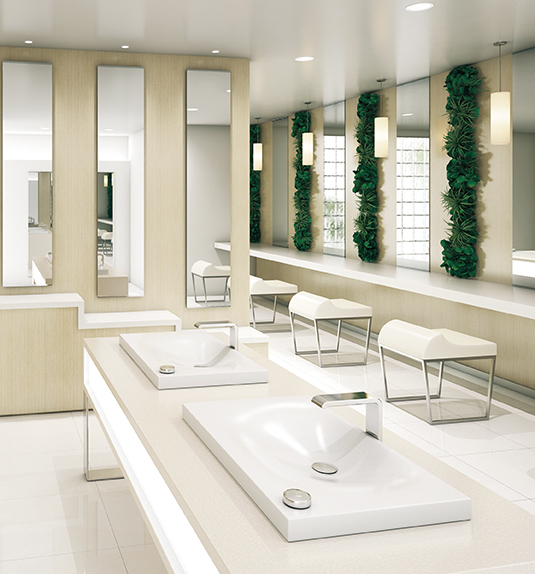 洗面カウンター